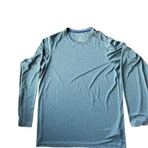 Exofficio Men's Heathered Blue Long Sleeve Tee